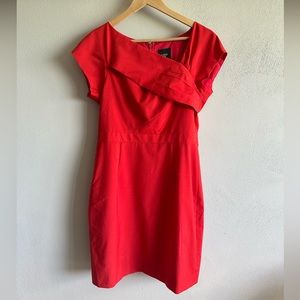 J Crew Suiting‎ Asymmetric Lightweight Wool Shift Career Dress Size 8 NWT